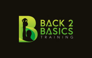 Back 2 Basics Logo Black Designbird